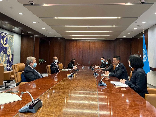 Secretario general de ONU confía en empeño de Vietnam en promover DD.HH. ảnh 2 Secretario general de ONU confía en empeño de Vietnam en promover DD.HH. ảnh 2