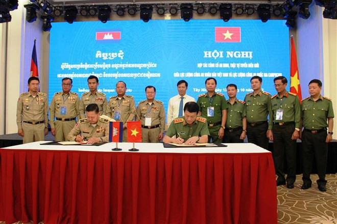Vietnam y Camboya impulsan cooperación en garantía de seguridad en frontera común ảnh 1 Vietnam y Camboya impulsan cooperación en garantía de seguridad en frontera común ảnh 1
