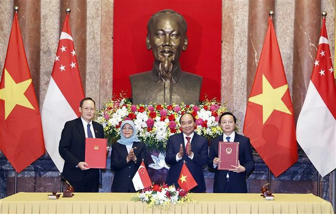 Prensa de Singapur resalta significado de visita de presidenta Halimah Yacob a Vietnam ảnh 2 Prensa de Singapur resalta significado de visita de presidenta Halimah Yacob a Vietnam ảnh 2
