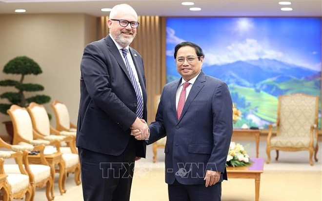Primer ministro vietnamita recibe a senador australiano ảnh 1 Primer ministro vietnamita recibe a senador australiano ảnh 1