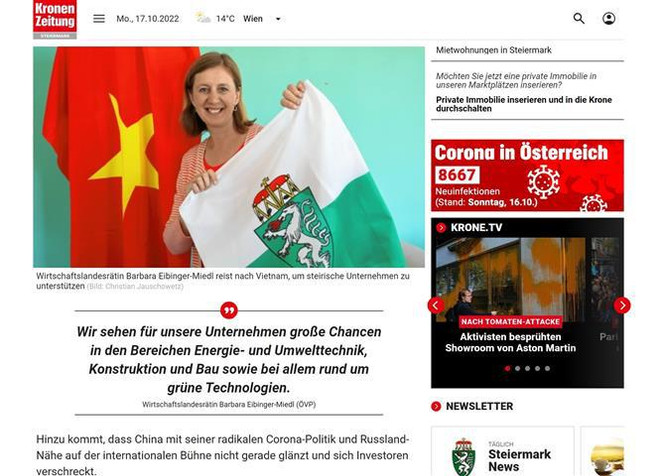 Empresas austriacas buscan oportunidades de inversión en Vietnam ảnh 1 Empresas austriacas buscan oportunidades de inversión en Vietnam ảnh 1