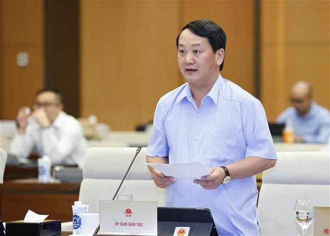 Comité Permanente del Parlamento debate programa nacional sobre minorías étnicas ảnh 1 Comité Permanente del Parlamento debate programa nacional sobre minorías étnicas ảnh 1