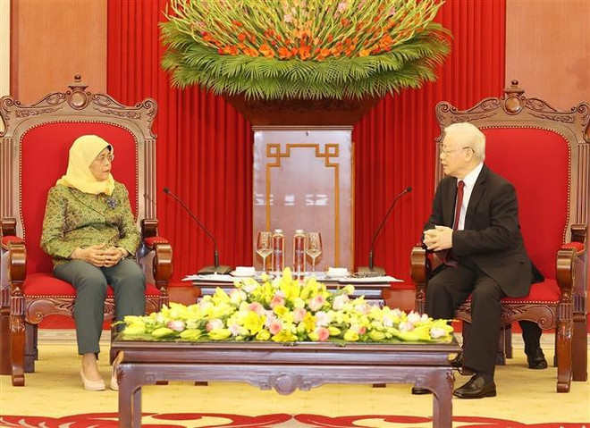 Prensa de Singapur resalta significado de visita de presidenta Halimah Yacob a Vietnam ảnh 3 Prensa de Singapur resalta significado de visita de presidenta Halimah Yacob a Vietnam ảnh 3