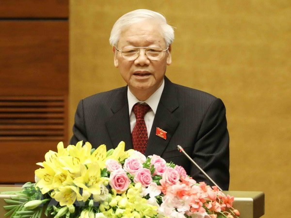 Líderes mundiales felicitan a reelegido secretario general del Partido Comunista de Vietnam ảnh 1 Líderes mundiales felicitan a reelegido secretario general del Partido Comunista de Vietnam ảnh 1