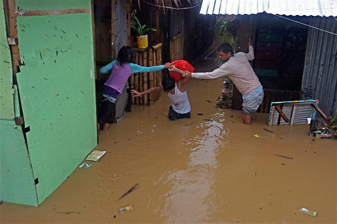 Evacuan a miles personas en Filipinas por tifón Dujuan ảnh 1 Evacuan a miles personas en Filipinas por tifón Dujuan ảnh 1