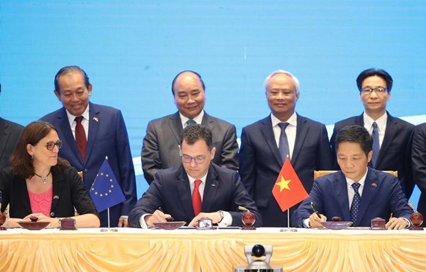 Acuerdos comerciales ayudan a mayor participación de empresas vietnamitas en cadenas de valor globales ảnh 1 Acuerdos comerciales ayudan a mayor participación de empresas vietnamitas en cadenas de valor globales ảnh 1