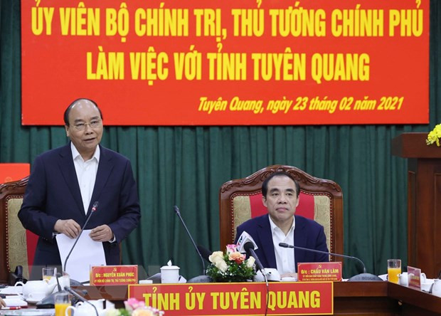 Primer ministro propuso a provincia de Tuyen Quang ampliar cobertura forestal ảnh 1 Primer ministro propuso a provincia de Tuyen Quang ampliar cobertura forestal ảnh 1