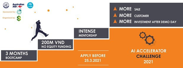 Abren en Vietnam plazo de inscripción para Reto de Aceleración de Inteligencia Artificial 2021 ảnh 1 Abren en Vietnam plazo de inscripción para Reto de Aceleración de Inteligencia Artificial 2021 ảnh 1