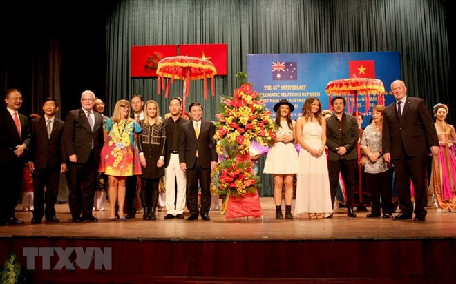 Celebran aniversario de lazos diplomáticos Vietnam - Australia en Ciudad Ho Chi Minh ảnh 1 Celebran aniversario de lazos diplomáticos Vietnam - Australia en Ciudad Ho Chi Minh ảnh 1