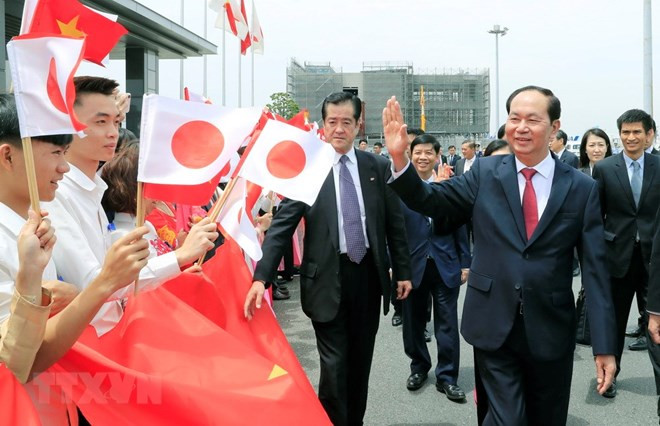 Presidente de Vietnam visita prefectura japonesa Gunma ảnh 1 Presidente de Vietnam visita prefectura japonesa Gunma ảnh 1