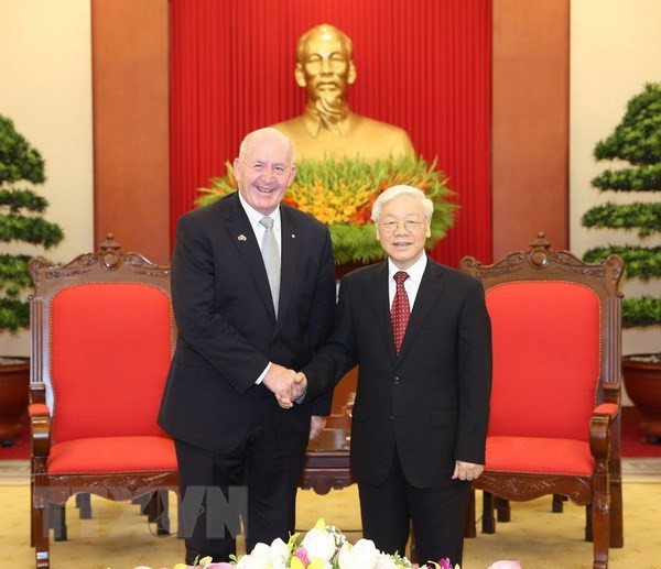 Máximo líder político de Vietnam respalda rol de Australia en Asia- Pacífico ảnh 1 Máximo líder político de Vietnam respalda rol de Australia en Asia- Pacífico ảnh 1