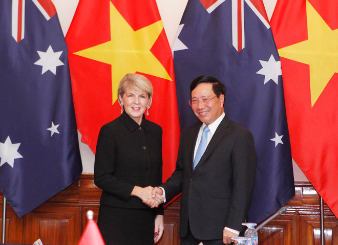 Efectúan primera reunión de cancilleres Vietnam-Australia ảnh 1