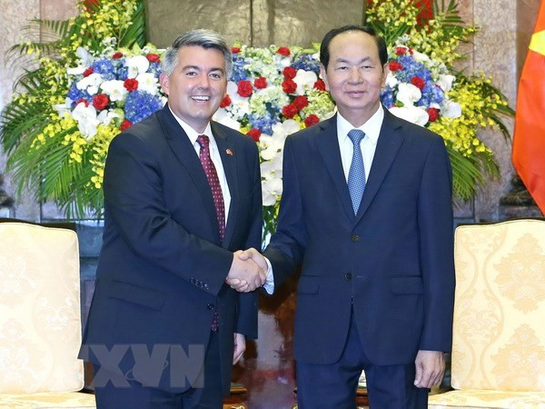 Presidente de Vietnam respalda nexos parlamentarios con Estados Unidos ảnh 1 Presidente de Vietnam respalda nexos parlamentarios con Estados Unidos ảnh 1