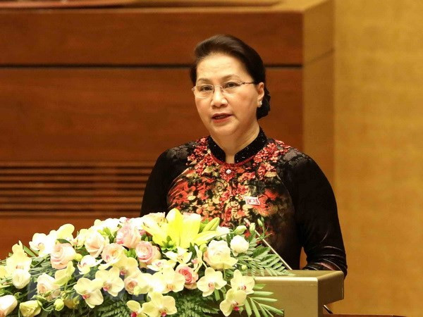 Parlamento de Vietnam concluye intensa agenda de primera jornada de su quinto período de sesiones ảnh 1