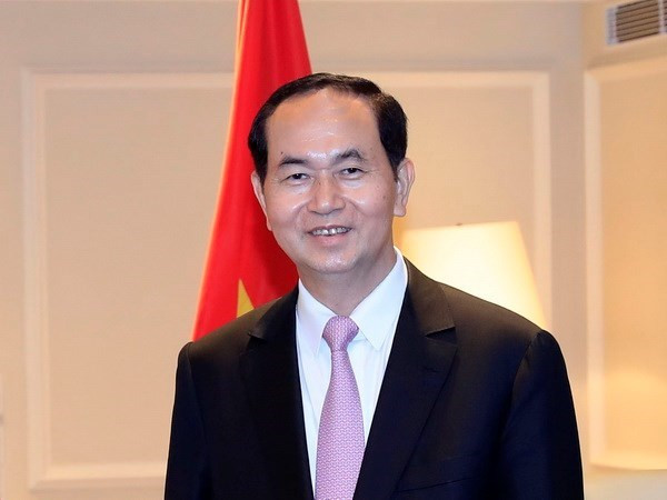 Presidente de Vietnam parte de Hanoi para visita a Japón ảnh 1 Presidente de Vietnam parte de Hanoi para visita a Japón ảnh 1