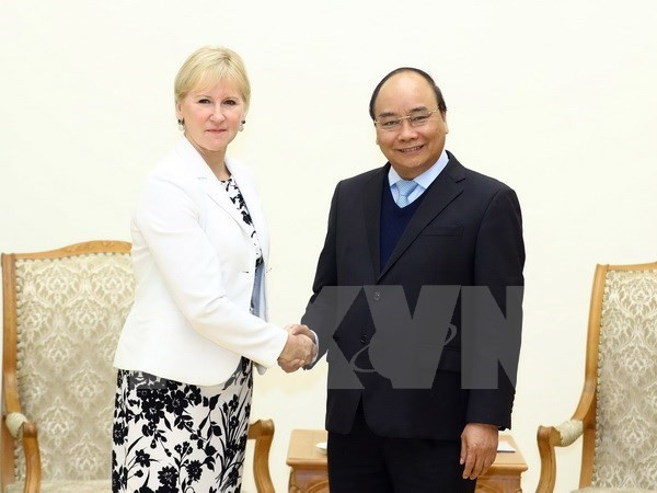Premier Xuan Phuc aboga por expandir cooperación Vietnam- Suecia ảnh 1 Premier Xuan Phuc aboga por expandir cooperación Vietnam- Suecia ảnh 1