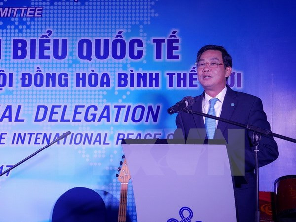 Autoridades de Hanoi se reúnen con representantes del Consejo Mundial de la Paz ảnh 1 Autoridades de Hanoi se reúnen con representantes del Consejo Mundial de la Paz ảnh 1