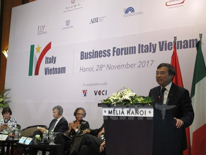 Intensifican cooperación económica Vietnam-Italia ảnh 1 Intensifican cooperación económica Vietnam-Italia ảnh 1