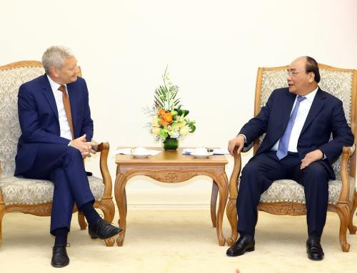 Premier vietnamita recibe al ejecutivo del grupo australiano Sakkara ảnh 1 Premier vietnamita recibe al ejecutivo del grupo australiano Sakkara ảnh 1
