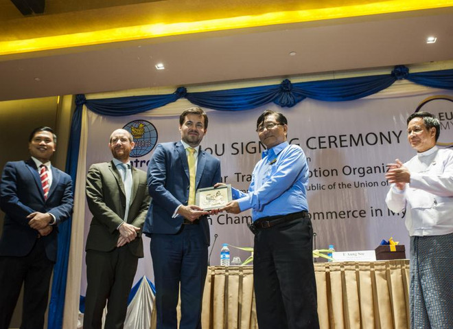 Myanmar y Eurocham rubrican memorando de colaboración económica ảnh 1
