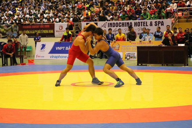 Efectúan en Vietnam Campeonato de lucha clásica y libre de Sudeste Asiático ảnh 1 Efectúan en Vietnam Campeonato de lucha clásica y libre de Sudeste Asiático ảnh 1