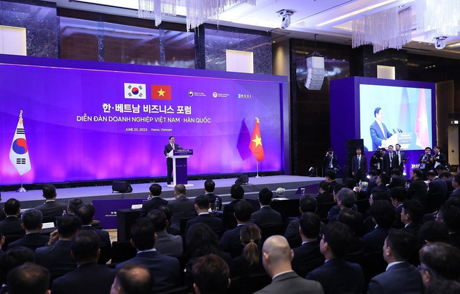 Estrategia de cooperación entre Vietnam y Corea del Sur continúa mostrando eficiencia ảnh 1 Estrategia de cooperación entre Vietnam y Corea del Sur continúa mostrando eficiencia ảnh 1