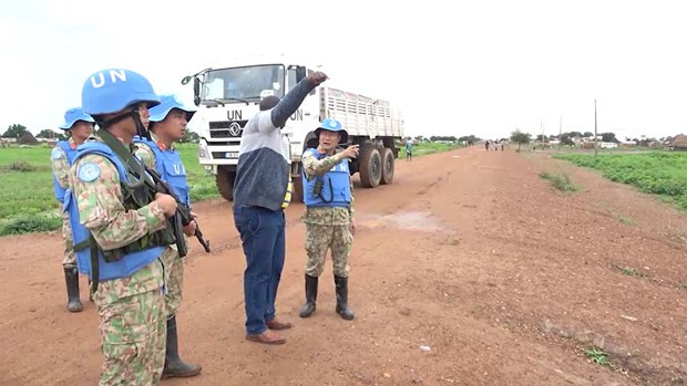 Ingenieros militares vietnamitas en Sudán del Sur reciben elogios en prensa rusa ảnh 1 Ingenieros militares vietnamitas en Sudán del Sur reciben elogios en prensa rusa ảnh 1