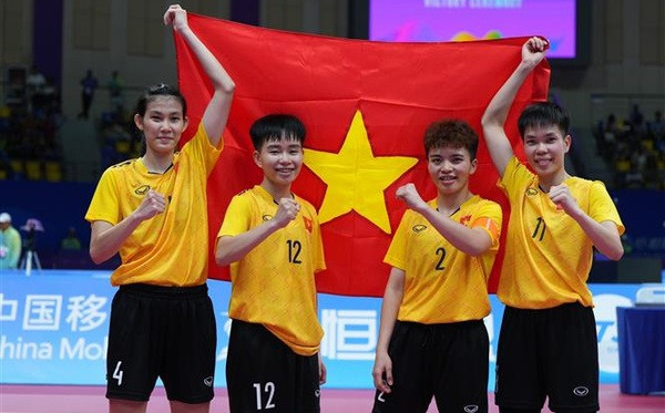 ASIAD 2023: sepak takraw vietnamita gana medalla de oro ảnh 1 ASIAD 2023: sepak takraw vietnamita gana medalla de oro ảnh 1