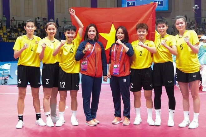 ASIAD 2023: Vietnam gana medalla de plata en sepak takraw ảnh 1 ASIAD 2023: Vietnam gana medalla de plata en sepak takraw ảnh 1