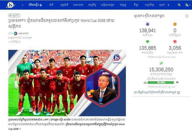 Presidente de AFF queda impresionado con avances del fútbol vietnamita ảnh 1