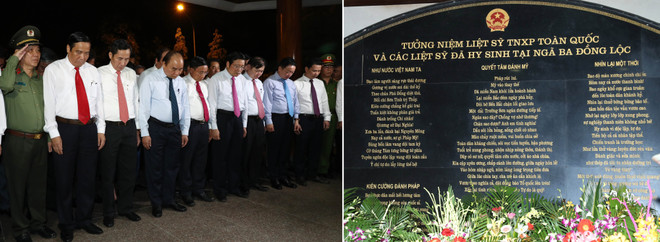 [Fotos] Premier Xuan Phuc rinde tributo a voluntarias caídas en encrucijada de Dong Loc ảnh 4