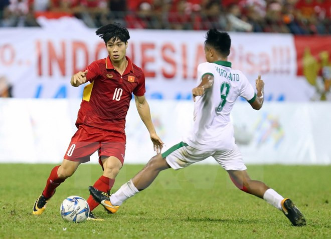 Delantero vietnamita Cong Phuong, mejor goleador en SEA Games 29 ảnh 1
