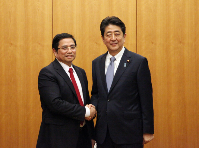 Japón seguirá estrechando cooperación con Vietnam, afirma Shinzo Abe ảnh 1 Japón seguirá estrechando cooperación con Vietnam, afirma Shinzo Abe ảnh 1