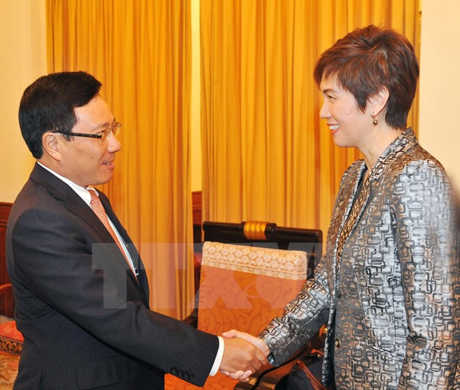 Vicepremier llama a Singapur a facilitar entrada a mercancías vietnamitas ảnh 1 Vicepremier llama a Singapur a facilitar entrada a mercancías vietnamitas ảnh 1