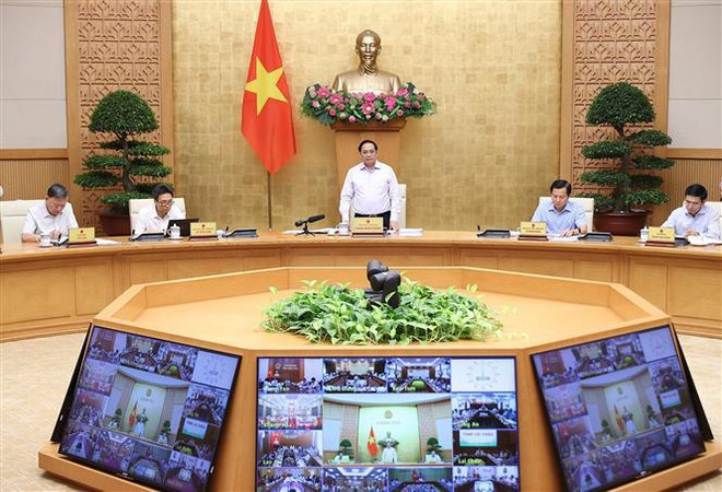 Primer ministro de Vietnam insta a mayores esfuerzos para alcanzar metas de desarrollo en 2022 ảnh 1 Primer ministro de Vietnam insta a mayores esfuerzos para alcanzar metas de desarrollo en 2022 ảnh 1