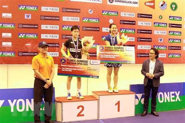Badmintonista vietnamita gana trofeo de Campeonato abierto internacional de Vietnam ảnh 1 Badmintonista vietnamita gana trofeo de Campeonato abierto internacional de Vietnam ảnh 1