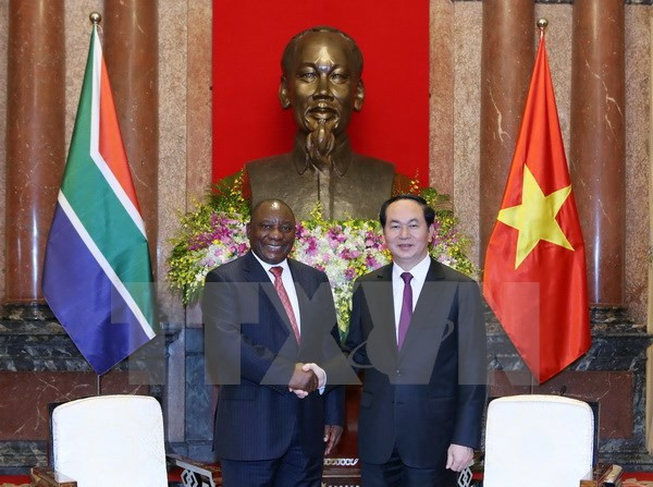 Vietnam busca desarrollar todo tipo de cooperación con Sudáfrica, dijo presidente ảnh 1 Vietnam busca desarrollar todo tipo de cooperación con Sudáfrica, dijo presidente ảnh 1