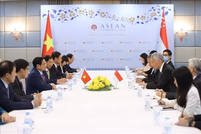 Relaciones Vietnam-Singapur unen a la ASEAN ảnh 1