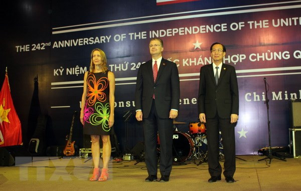 Celebran en Ciudad Ho Chi Minh Día de la Independencia de Estados Unidos ảnh 1 Celebran en Ciudad Ho Chi Minh Día de la Independencia de Estados Unidos ảnh 1