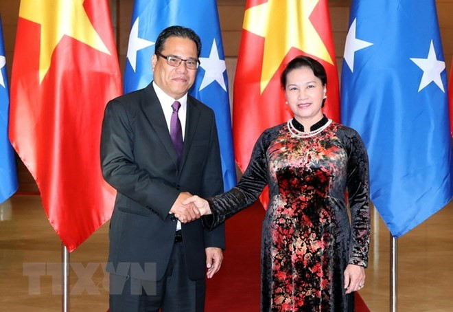 Vocero del Congreso de Micronesia concluye visita en Vietnam ảnh 1 Vocero del Congreso de Micronesia concluye visita en Vietnam ảnh 1