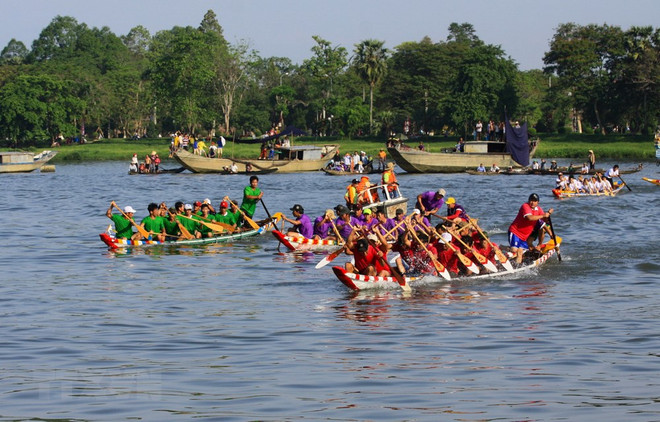 Inauguran concurso nacional de remo tradicional en Binh Thuan ảnh 1