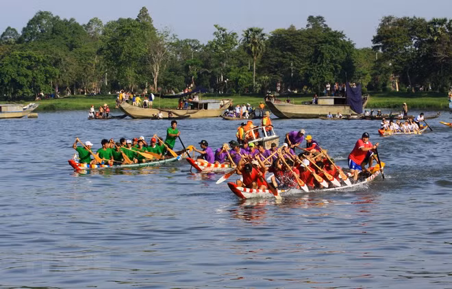 Inauguran concurso nacional de remo tradicional en Binh Thuan ảnh 1