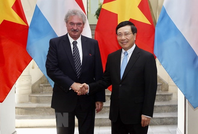 Cancilleres de Vietnam y Luxemburgo revisan avance de lazos binacionales ảnh 1 Cancilleres de Vietnam y Luxemburgo revisan avance de lazos binacionales ảnh 1