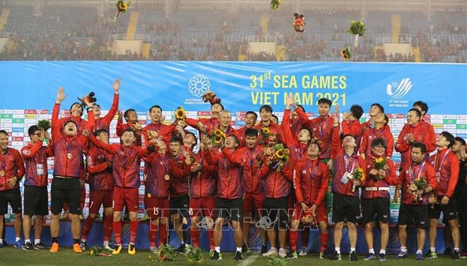 SEA Games 31 mostró gran unidad y fuerza de Vietnam ảnh 2 SEA Games 31 mostró gran unidad y fuerza de Vietnam ảnh 2
