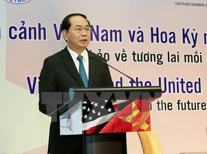 Presidente Dai Quang: Vietnam da la bienvenida a inversionistas estadounidenses ảnh 1