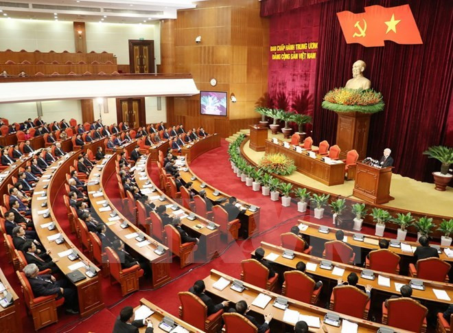 Clausuran quinto pleno del Comité Central del Partido Comunista de Vietnam ảnh 1 Clausuran quinto pleno del Comité Central del Partido Comunista de Vietnam ảnh 1