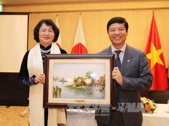 Vicepresidenta asiste a encuentro empresarial Vietnam-Japón ảnh 1
