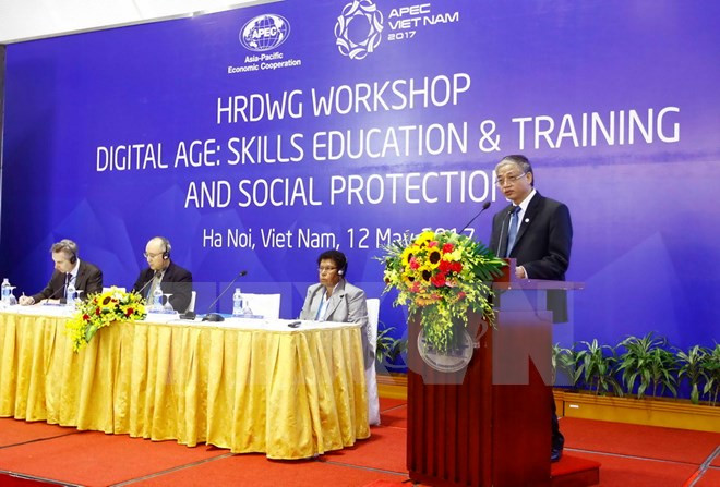 Altos funcionarios de APEC por impulsar formación vocacional y bienestar social ảnh 1 Altos funcionarios de APEC por impulsar formación vocacional y bienestar social ảnh 1