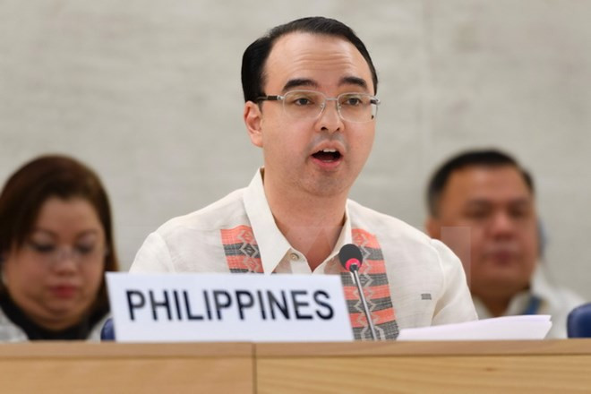 Congreso filipino confirma a Cayetano como secretario de Relaciones Exteriores ảnh 1 Congreso filipino confirma a Cayetano como secretario de Relaciones Exteriores ảnh 1