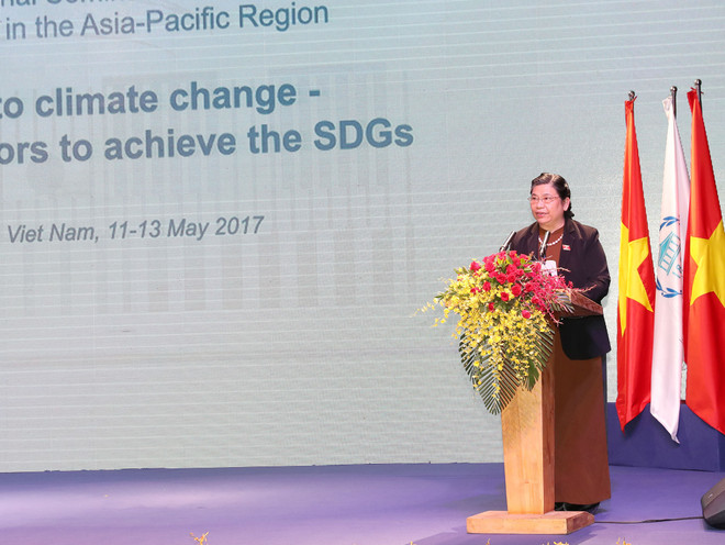 Clausuran en Vietnam reunión de IPU para Asia-Pacífico sobre cambio climático ảnh 1